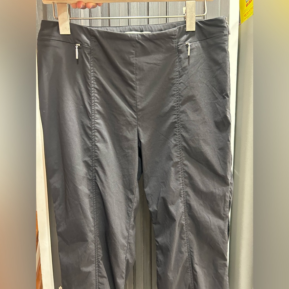 Anatomie Black travel Pants, zipper pockets, stretch Size S - Picture 2 of 15